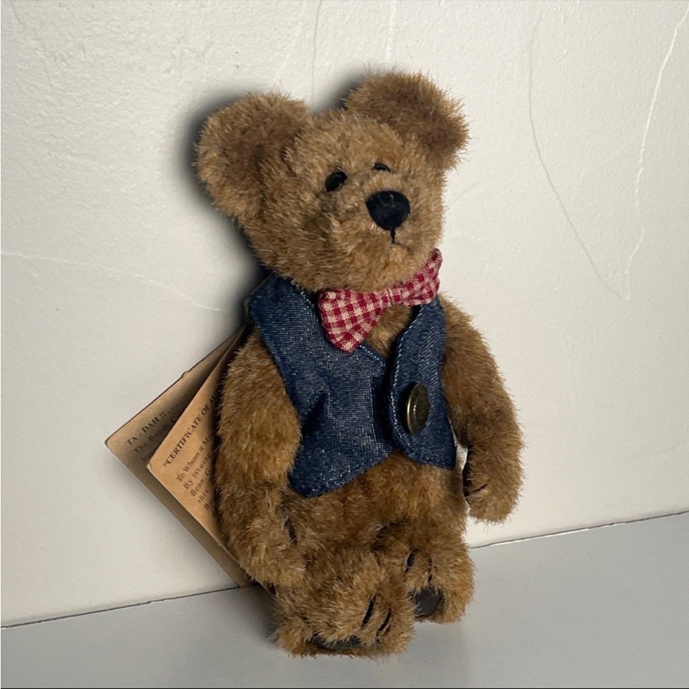 Boyds Bears Raeburn 7" 1997 Retired Fully Jointed Plush Bear With Tags - Picture 8 of 8